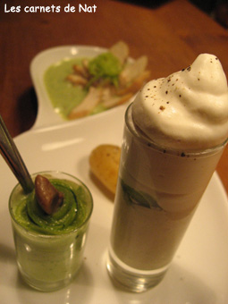 Poulet à la crème de champignons et courgettes au lait de soja-1